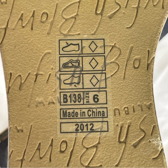 BLOWFISH Malibu Vegan Leather gladiator strap platform sandals w/ metal buckles - Picture 6 of 15